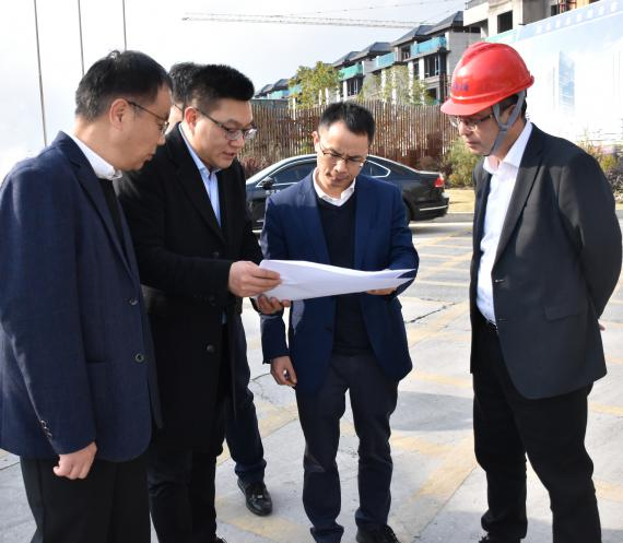 杭商旅集团总经理丁永刚一行前来"东城之心"项目调研交流_丽水市文化